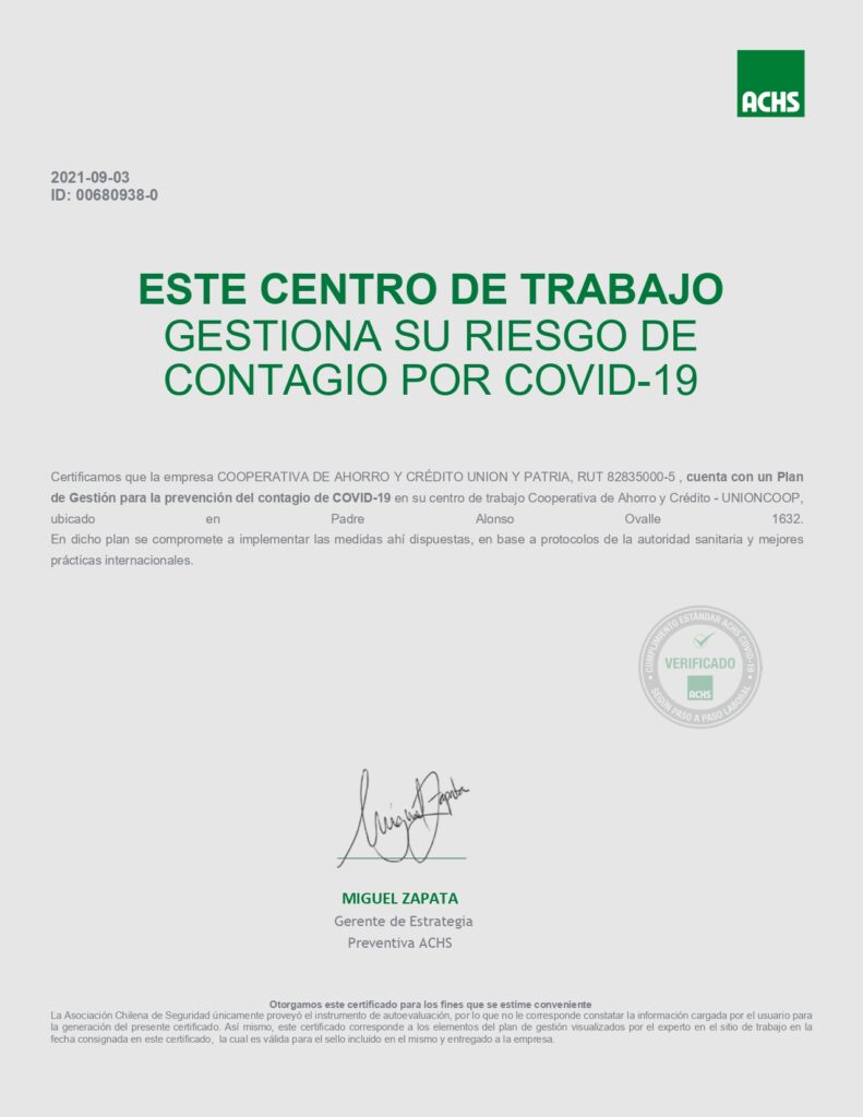Riesgo Contagio Covid-19